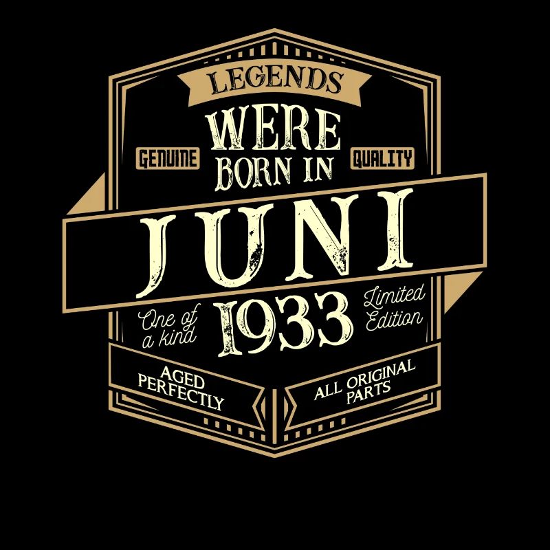 Juni 1933 Geburtstag Mann