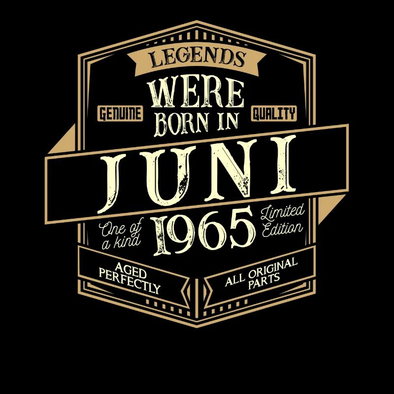 Juni 1965 Geburtstag Mann