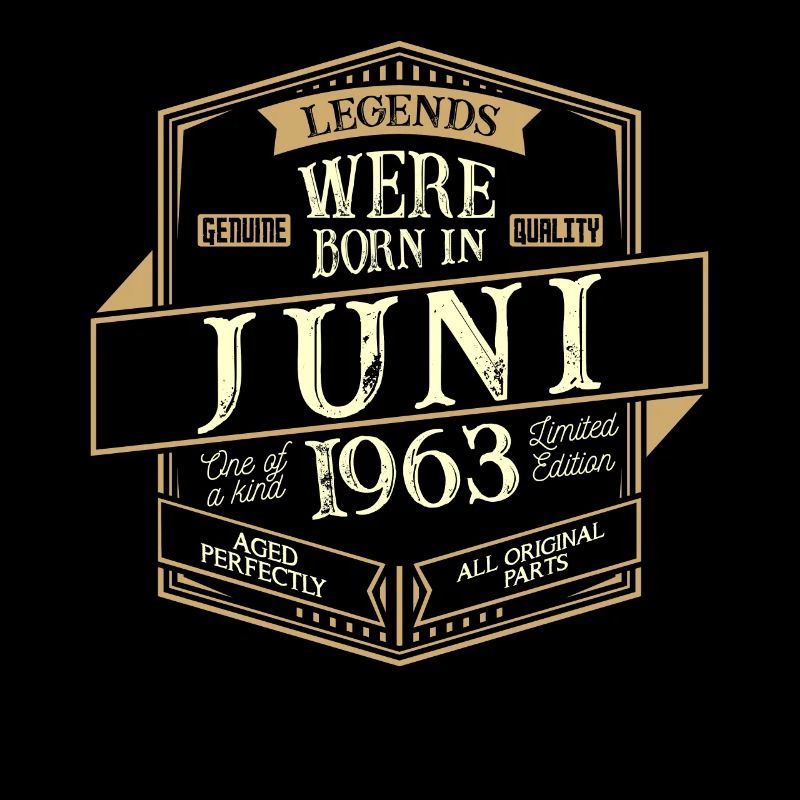 Juni 1963 Geburtstag Mann