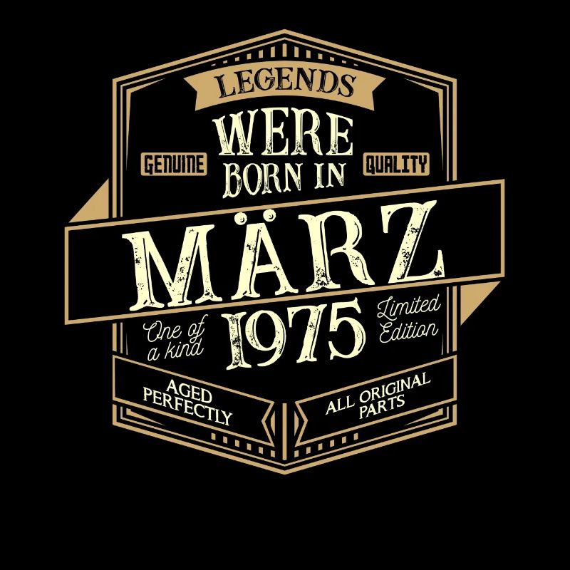 März 1975 Geburtstag Mann