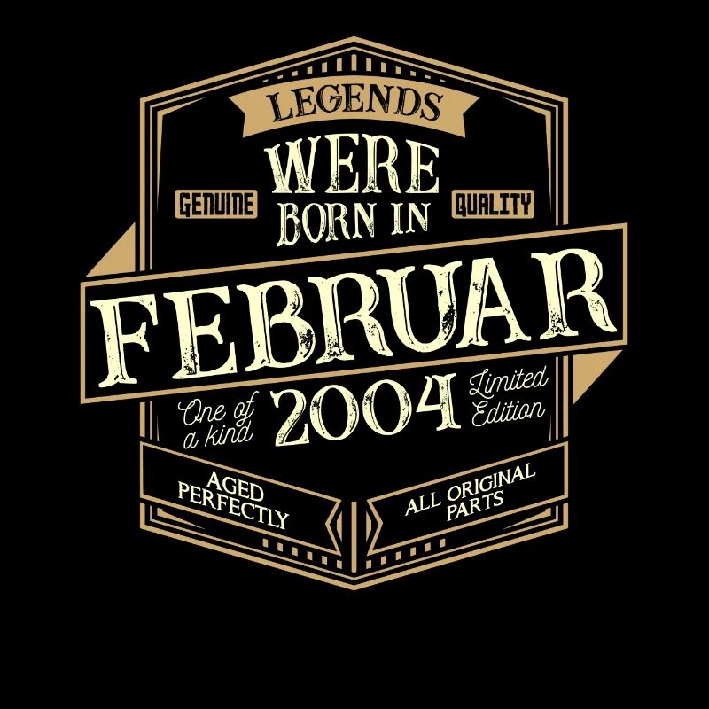 Februar 2004 Geburtstag Mann