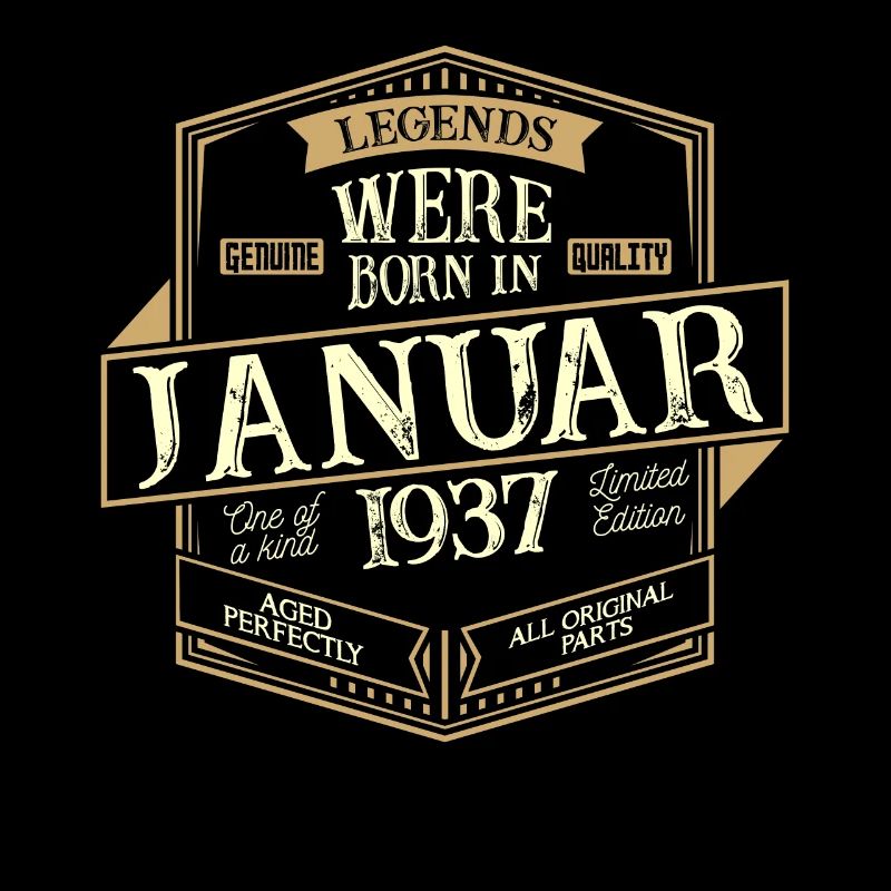 Januar 1937 Geburtstag Mann
