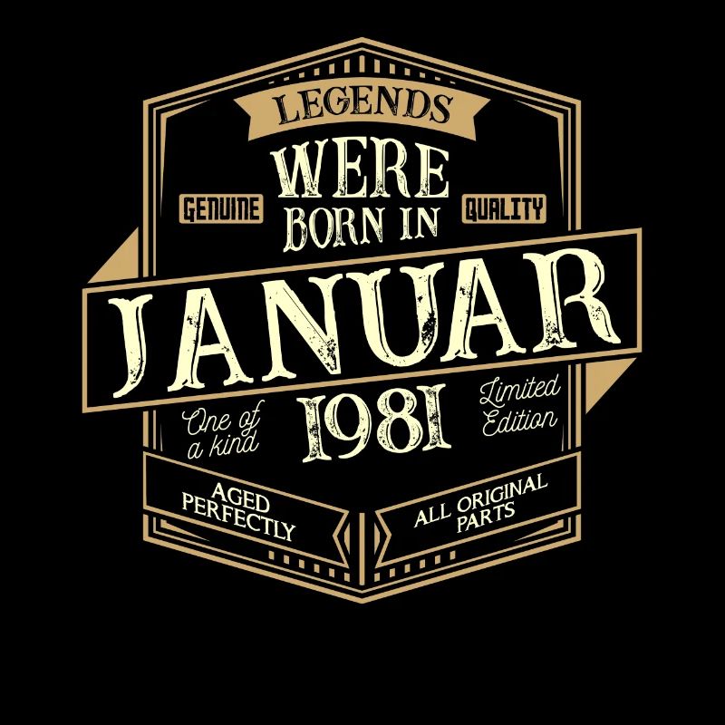 Januar 1981 Geburtstag Mann