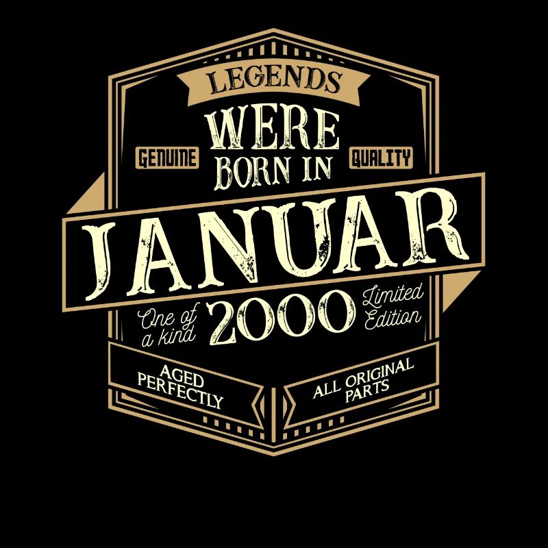 Januar 2000 Geburtstag Mann