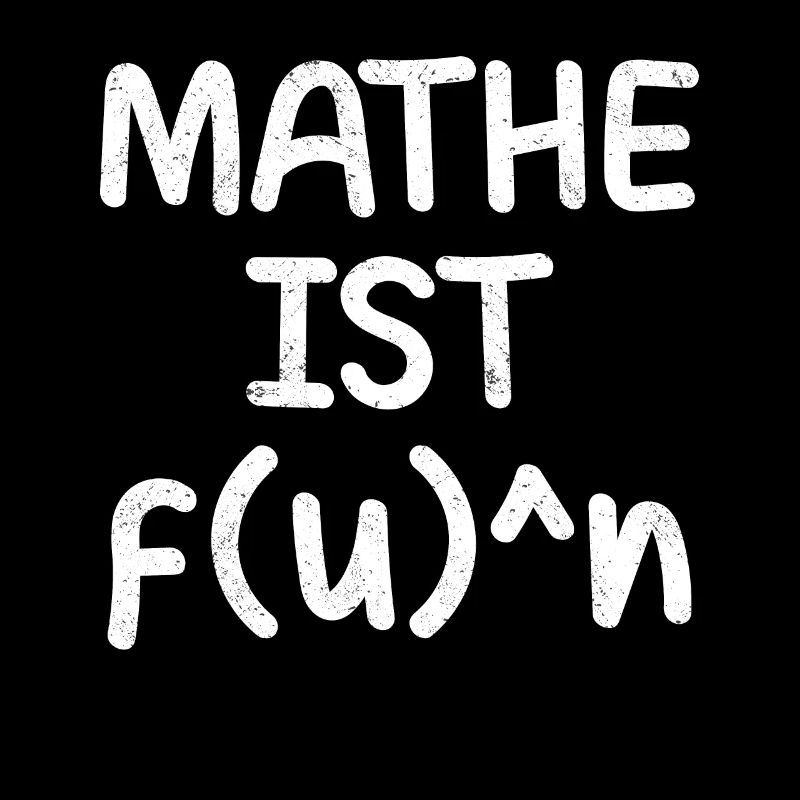 Mathe ist fun Math design