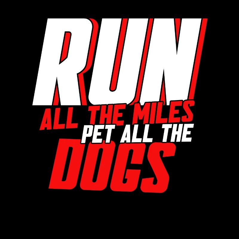 Läuferin Marathon Hundemutter Hunde Mutter