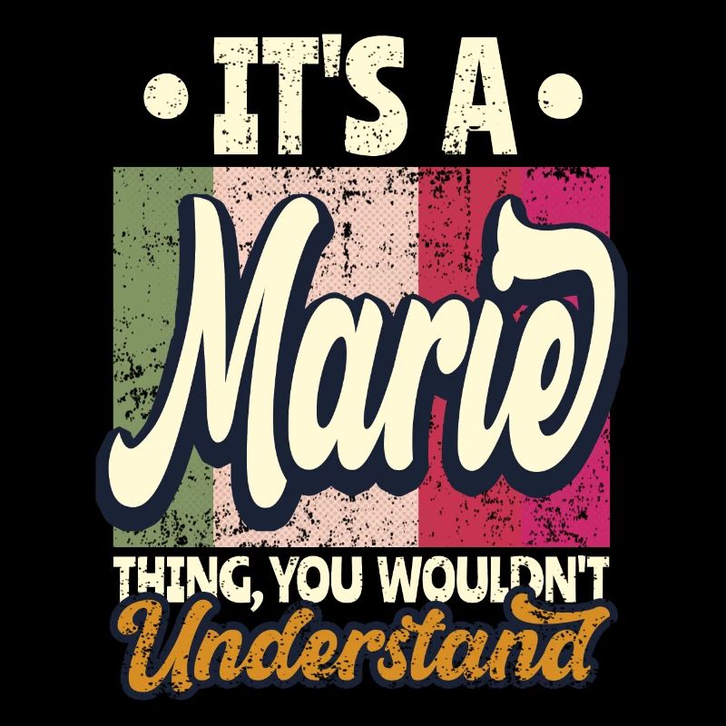 Marie Name Gift Personalized Saying Funny