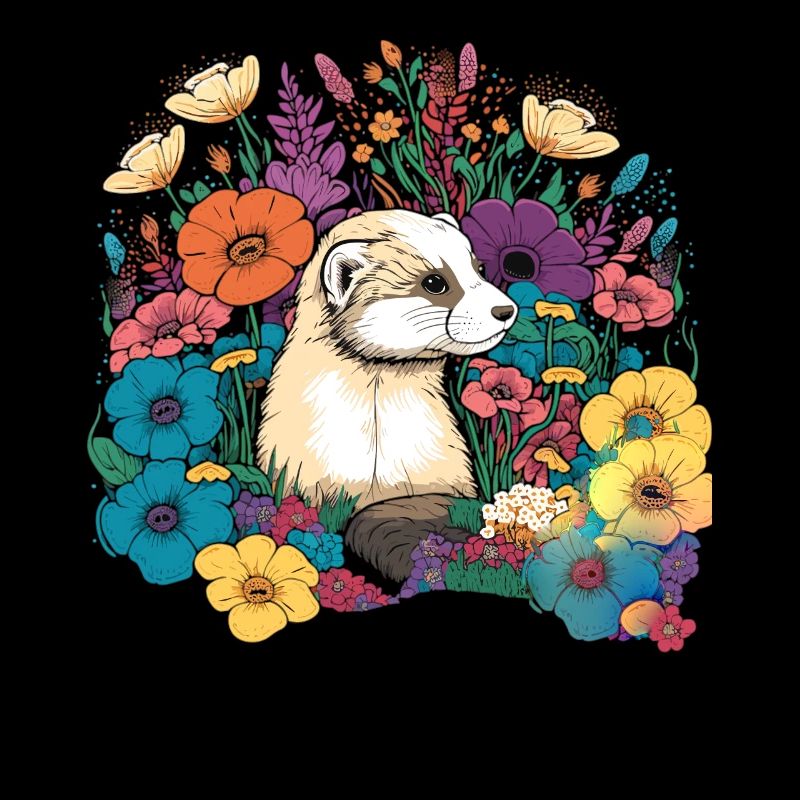 Frettchen Geschenk Süße Wiesel Geburtstag