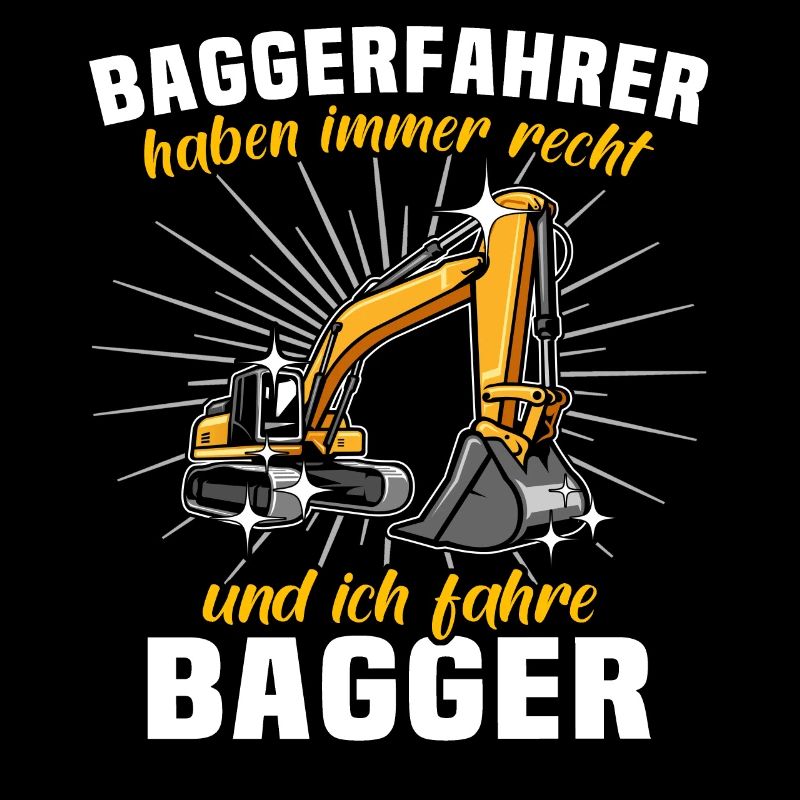 Baggerführer Bagger Baggerfahrer