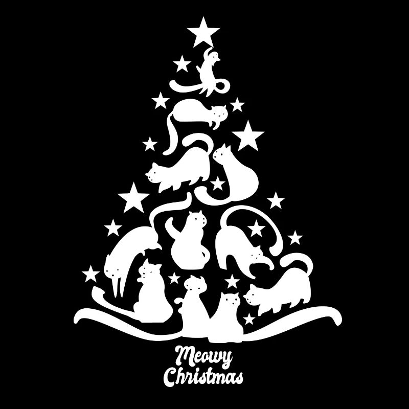 Meowy Christmas - Cat - Christmas Tree Gift