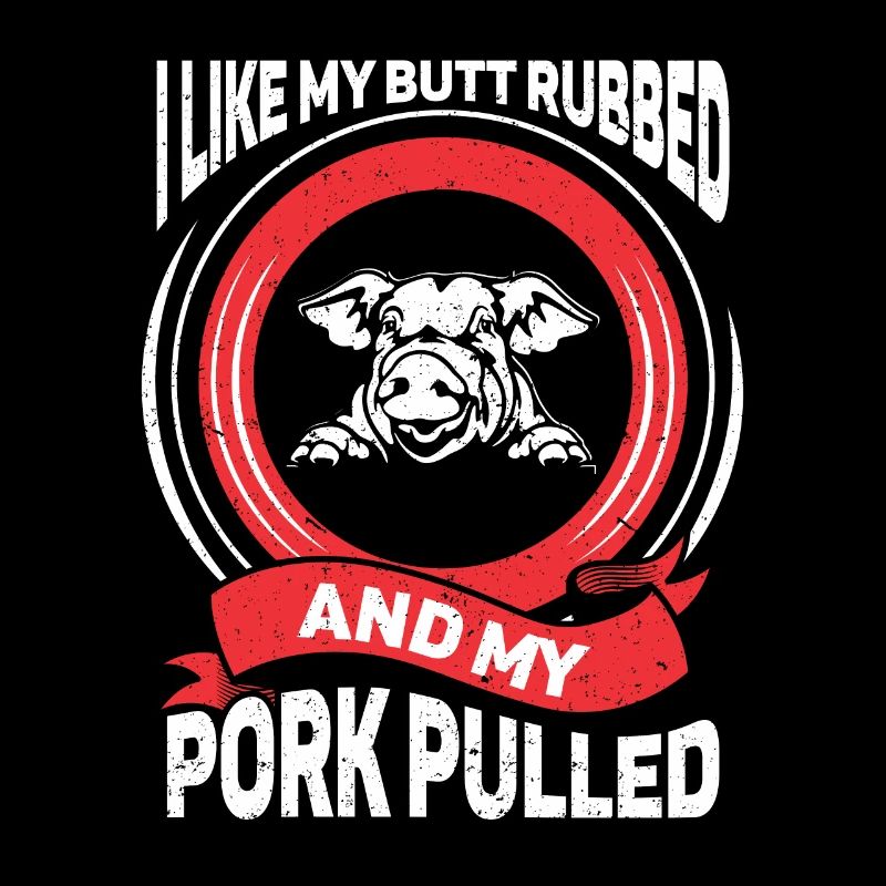 BBQ Pulled Pork Schwein Grill