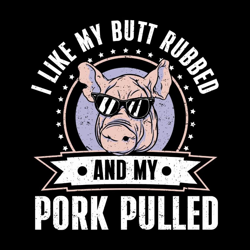 BBQ Pulled Pork Schwein Grill