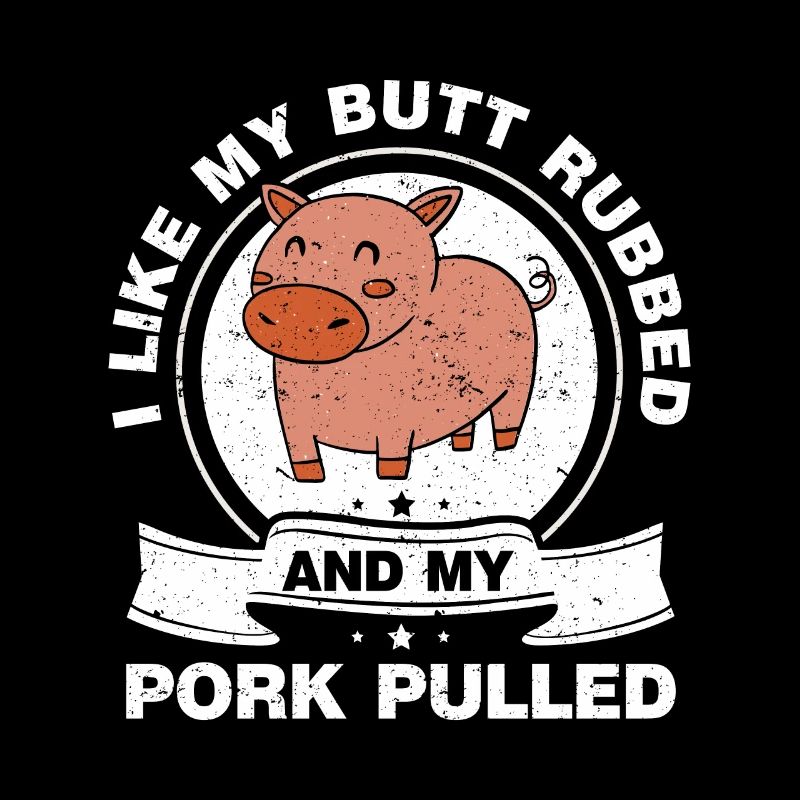 BBQ Pulled Pork Schwein Grill