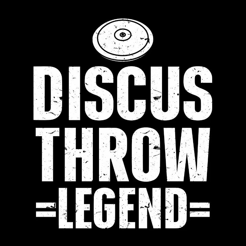 Diskuswerfer Leichtathlet Disc Throw