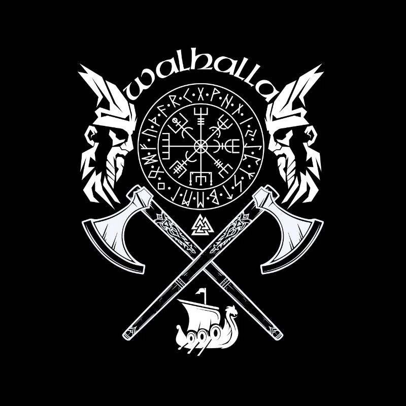 WALHALLA-VIKING SYMBOLE-WIKINGER RUNEN