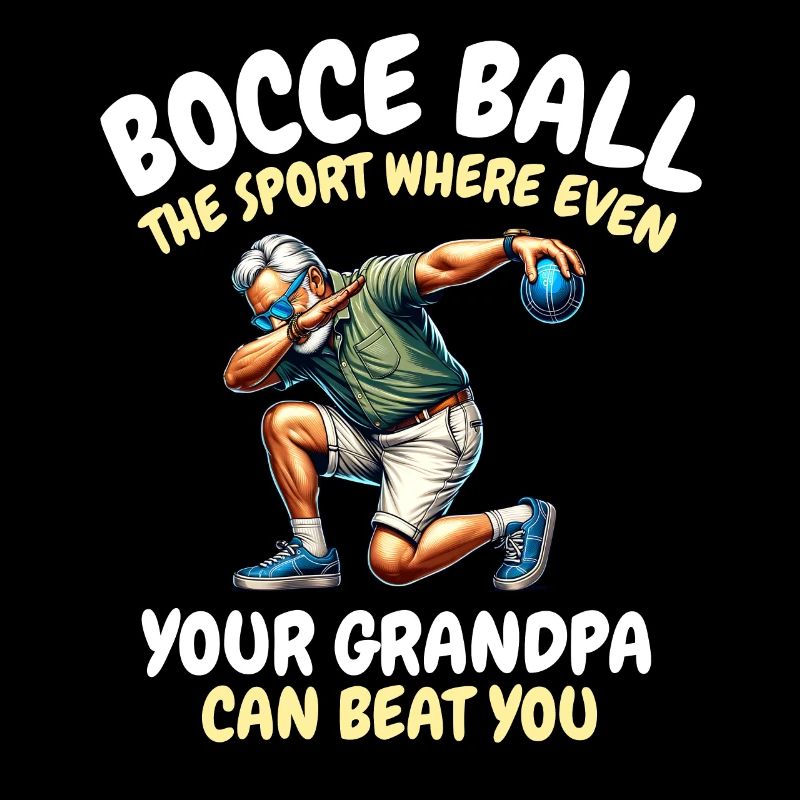 Lustiger Bocce Ball Spruch