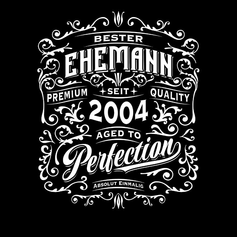 Bester Ehemann seit 2004, Retro, Hochzeitstag