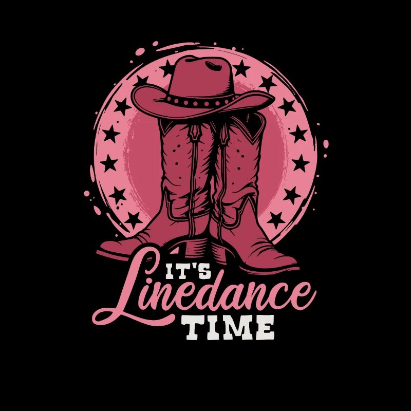It's Linedance Time - Country Fan - Geschenk