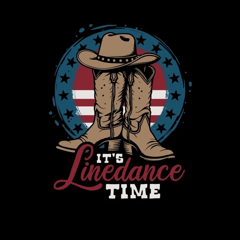 It's Linedance Time - Country Fan - Geschenk