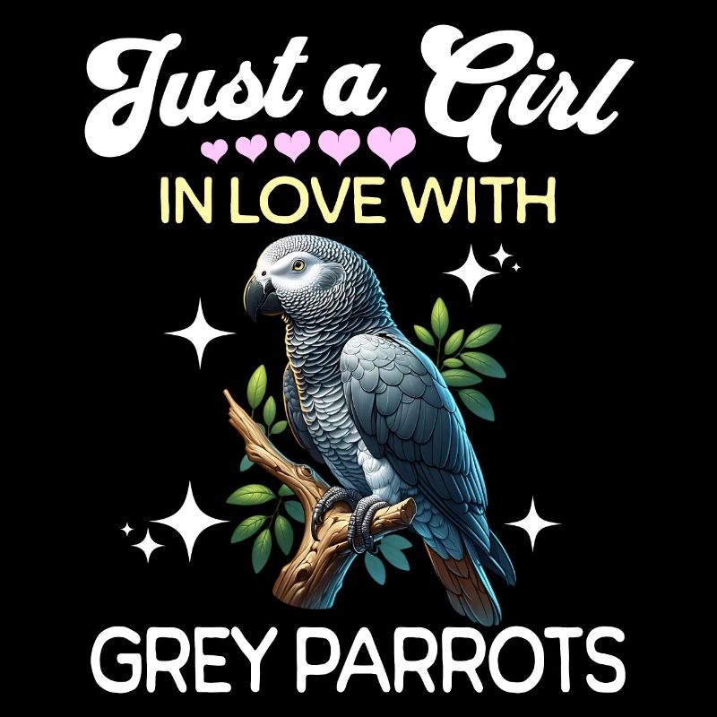Graupapagei Mädchen Grey Parrot