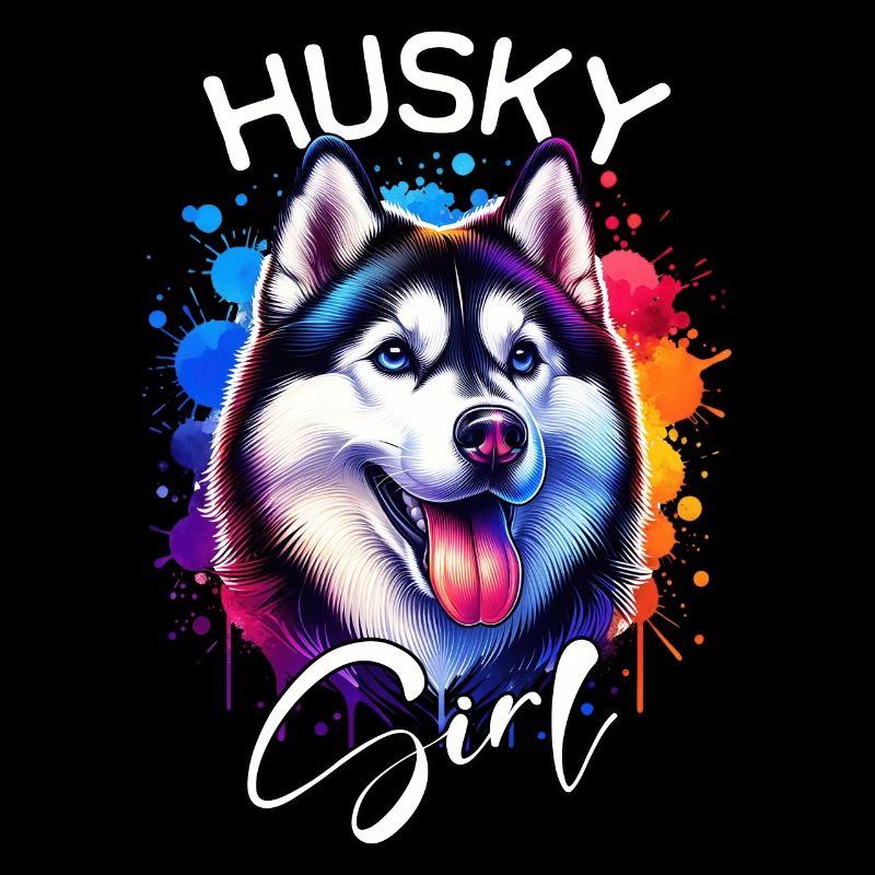 Husky Mädchen Schlittenhund