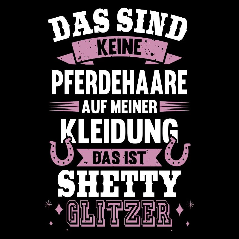Shetty Glitzer Pferdehaare Pferd Reiter Geschenk
