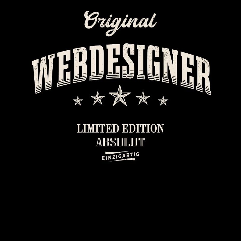 Webdesigner Limited Edition Lustiges Webdesign