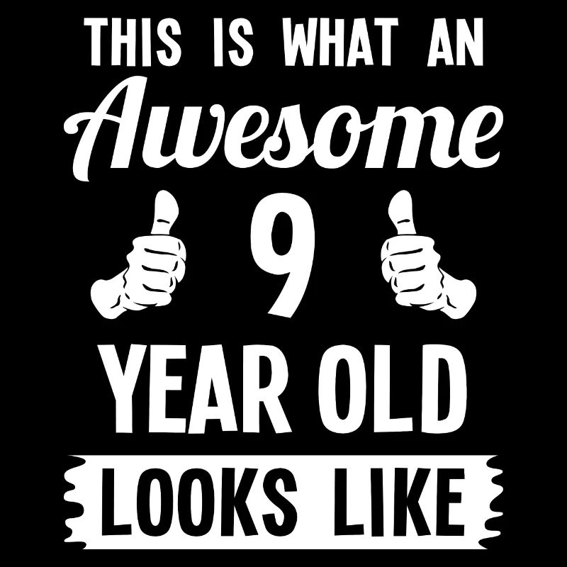 C’est ce qu’un superbe 9 ans ressemble