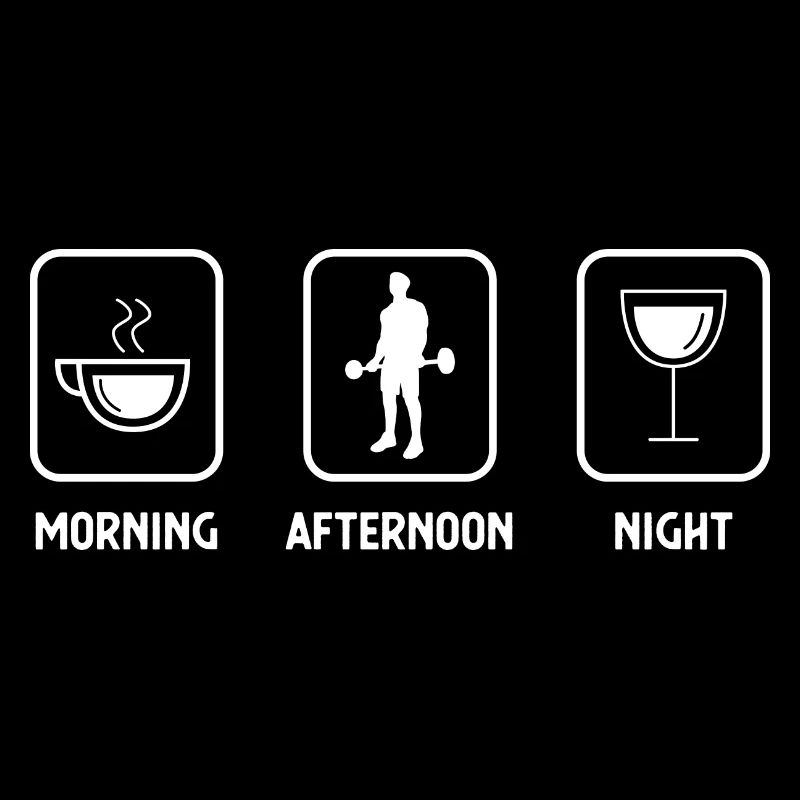 Matin, après-midi, soir et remise en forme -