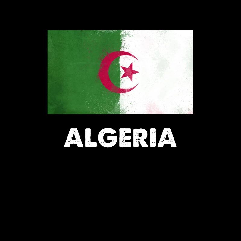 Conception du drapeau de l'Algérie | Design algérien