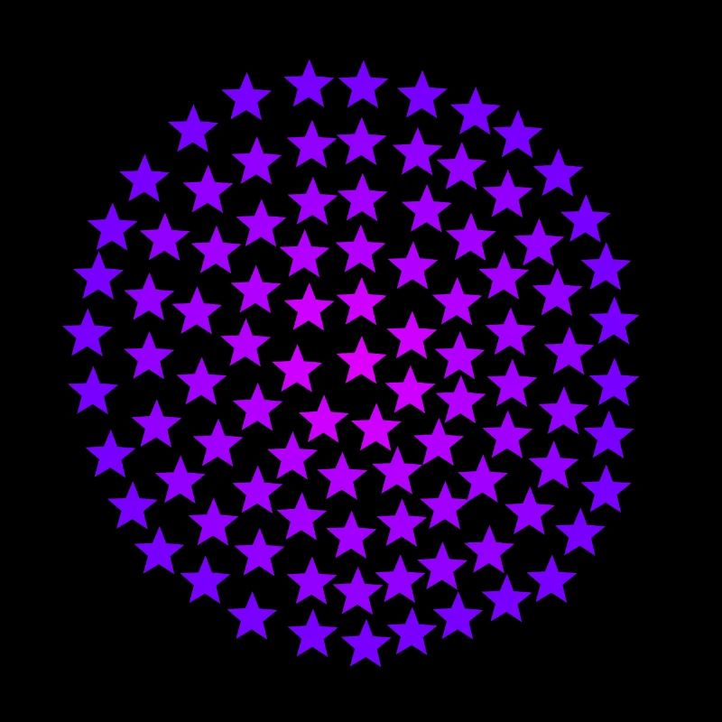 Star circle pink pink purple gift idea
