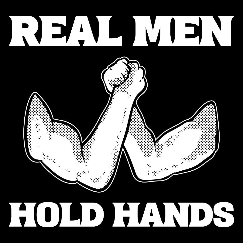 Echte Männer ringen Humor Wrestler-Kämpfer