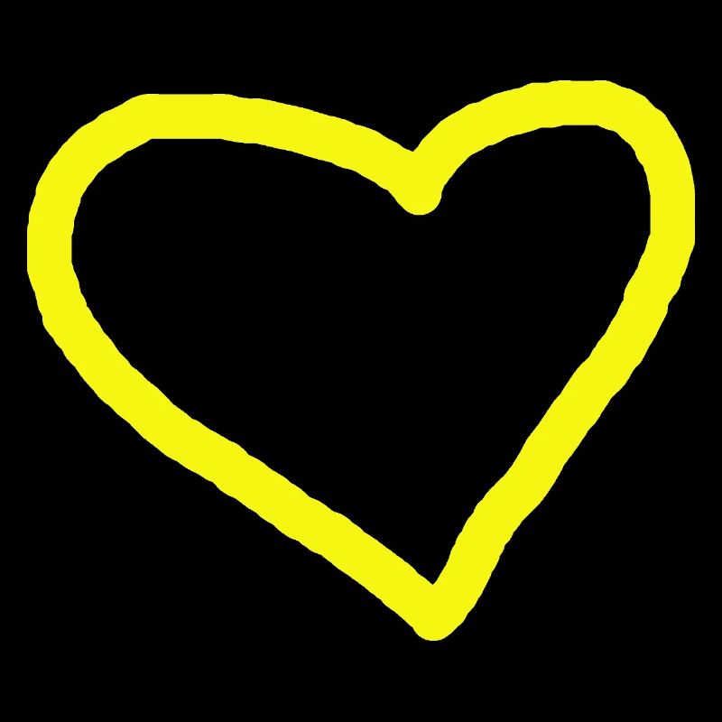 Herz gelb Geschenkidee Herzchen Liebe verliebt