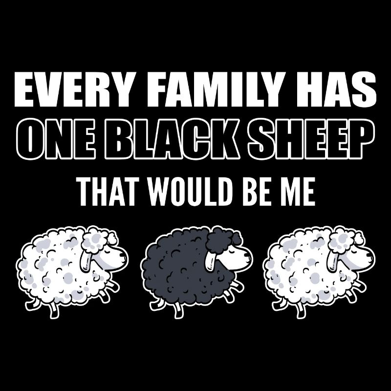 Familie schwarze Schafe Schäfer
