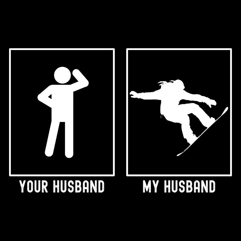 Ihr Ehemann - Mein Ehemann - Snowboarding Sprünge