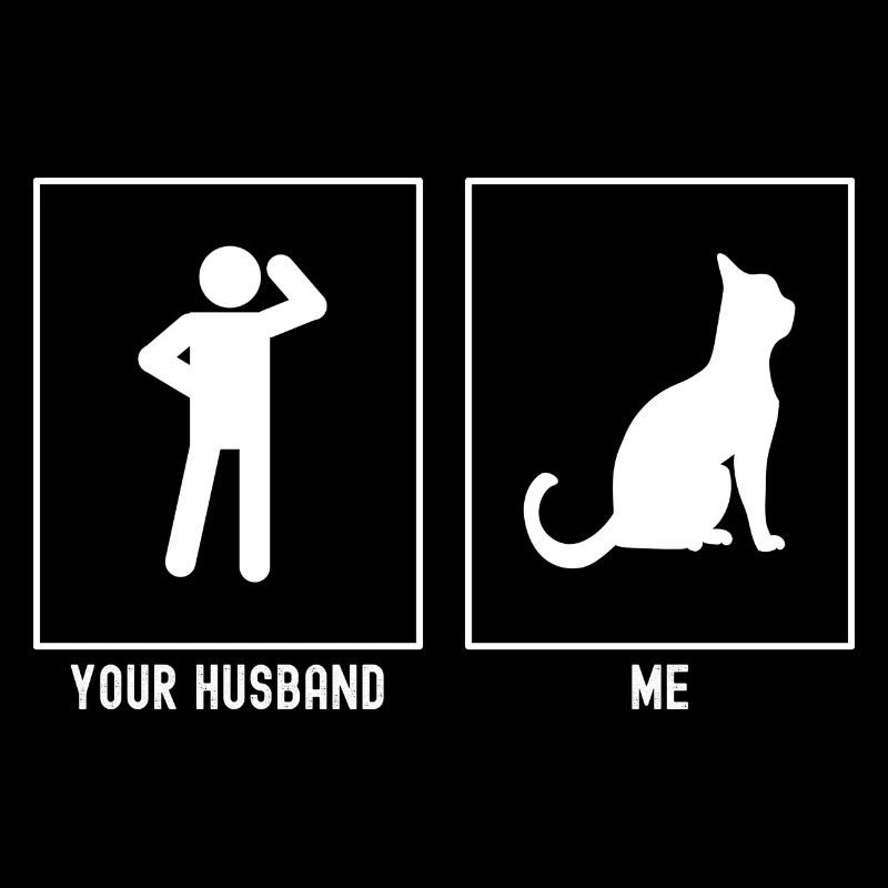Ihr Ehemann - Ich - Katze wartend