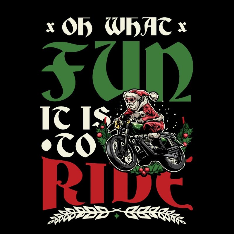Oh quel plaisir c’est de conduire la moto noël