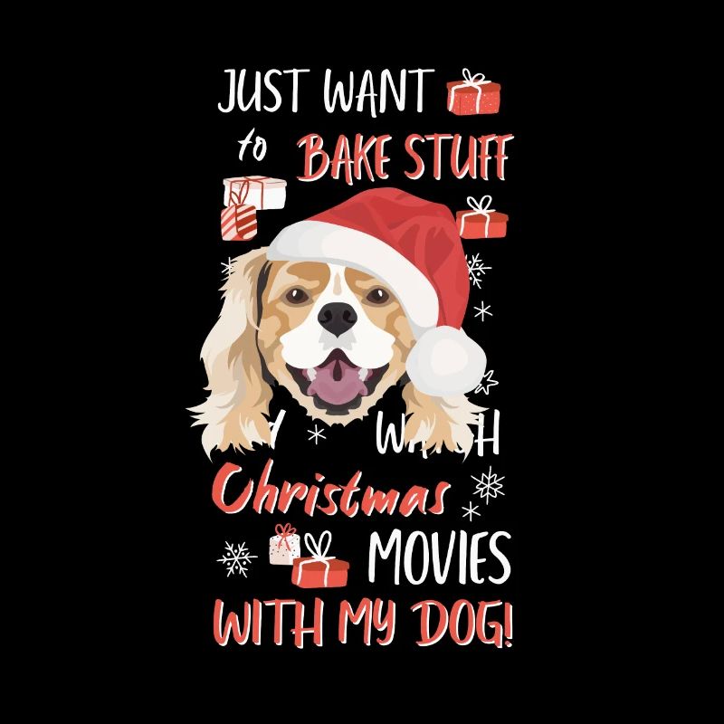 Épagneul King Charles Joyeux Noël