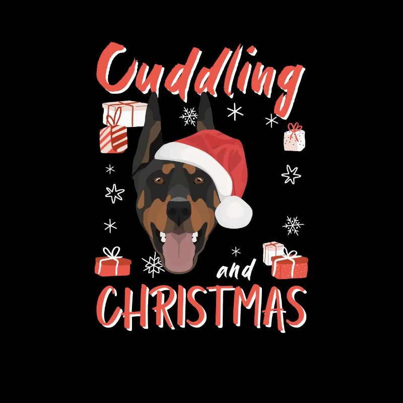 Doberman Merry Christmas