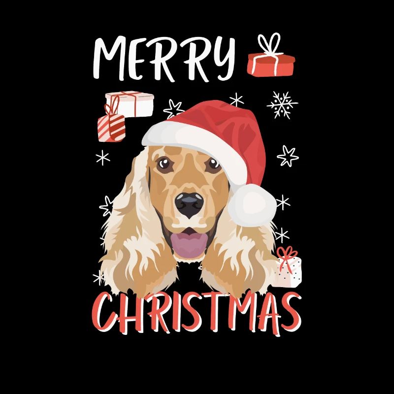 Deutsch Cocker Spaniel Joyeux Noël