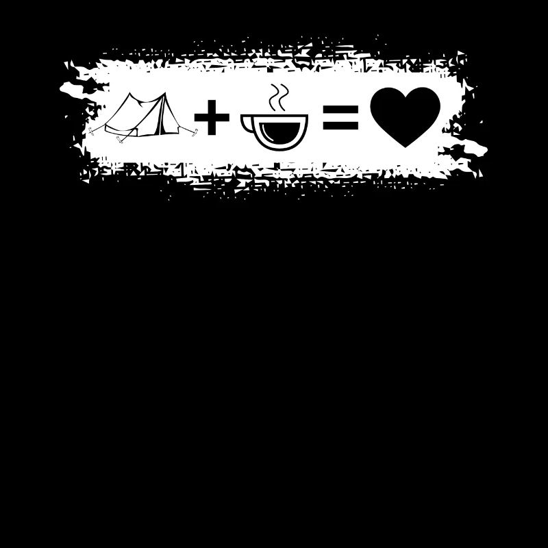 Grunge Rectangle - Heart - Coffee - Camping Tent -