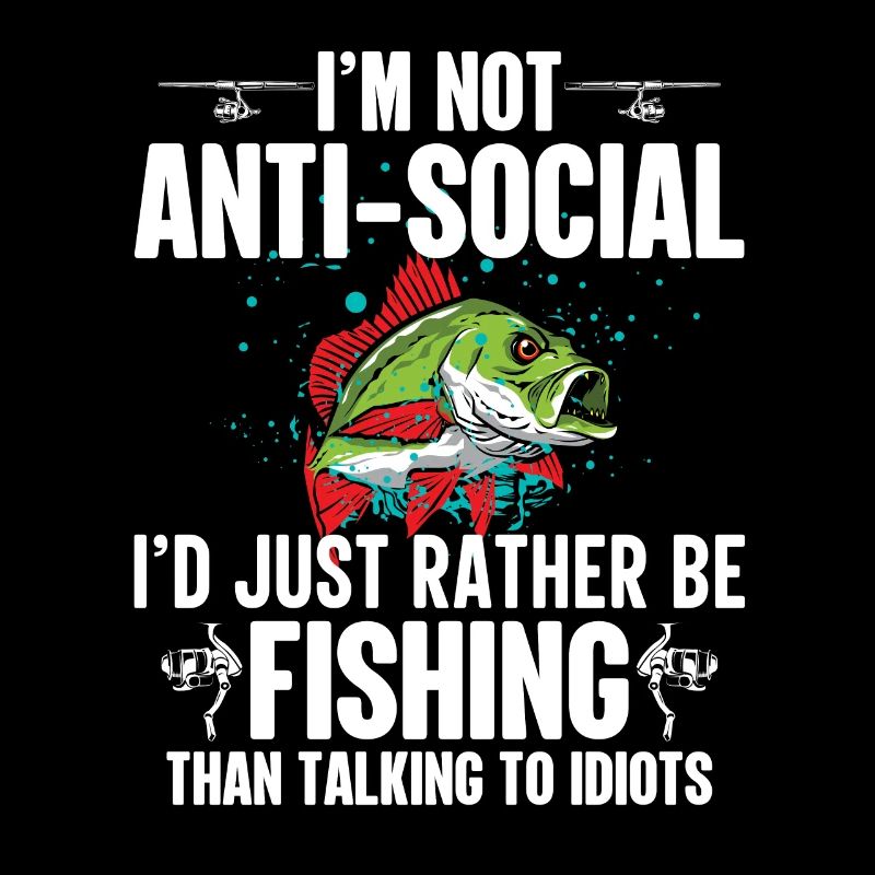 Je ne suis pas antisocial, je préfère simplement pêcher
