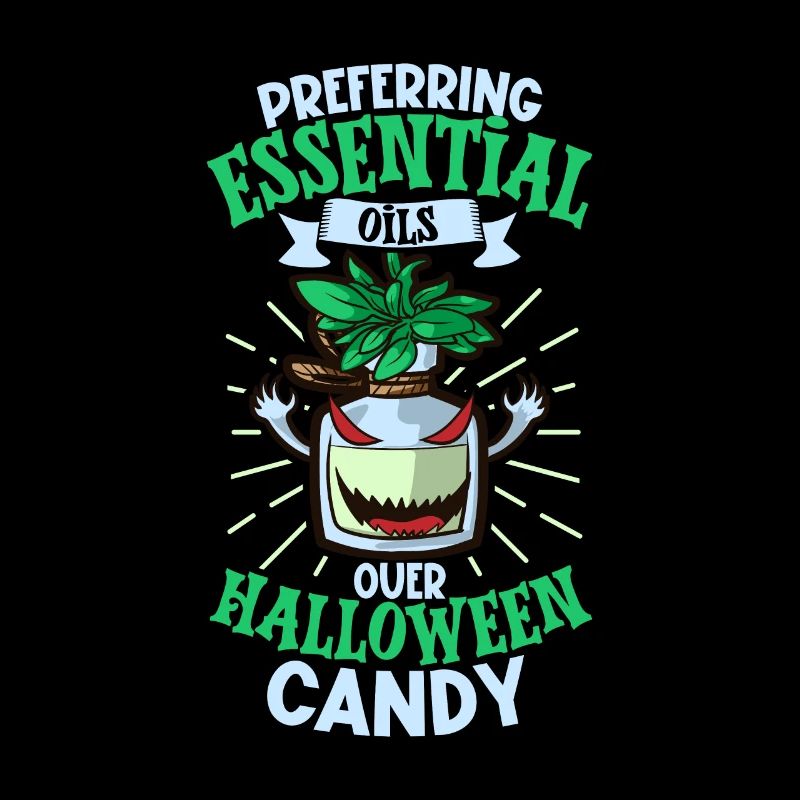 Essential oils for Halloween horror. Essential