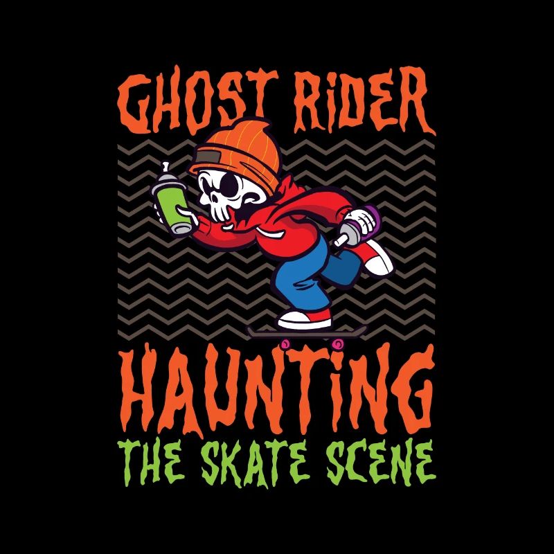 Horror Skateboarder Halloween Skateboard Geschenk