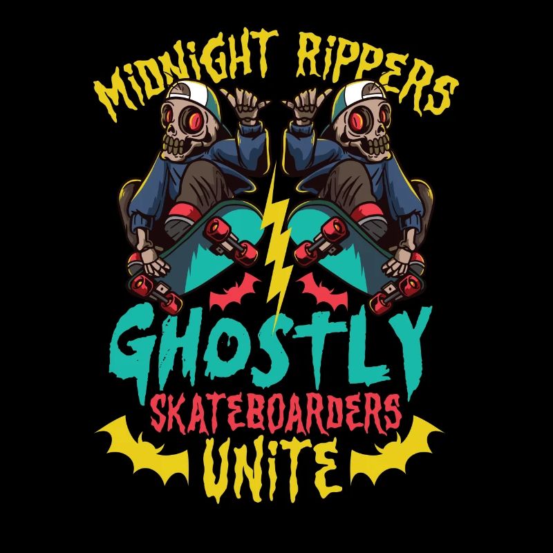 Horror Skateboarder Halloween Skateboard Geschenk