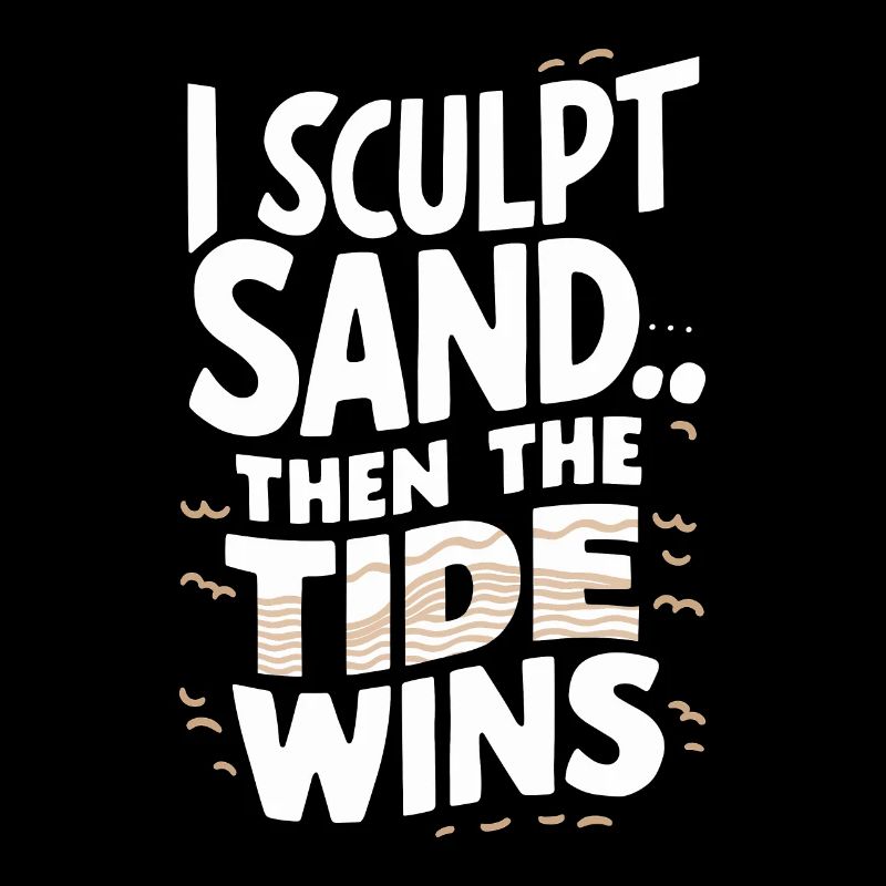 Sculpteurs de sable professionnels sur la plage du