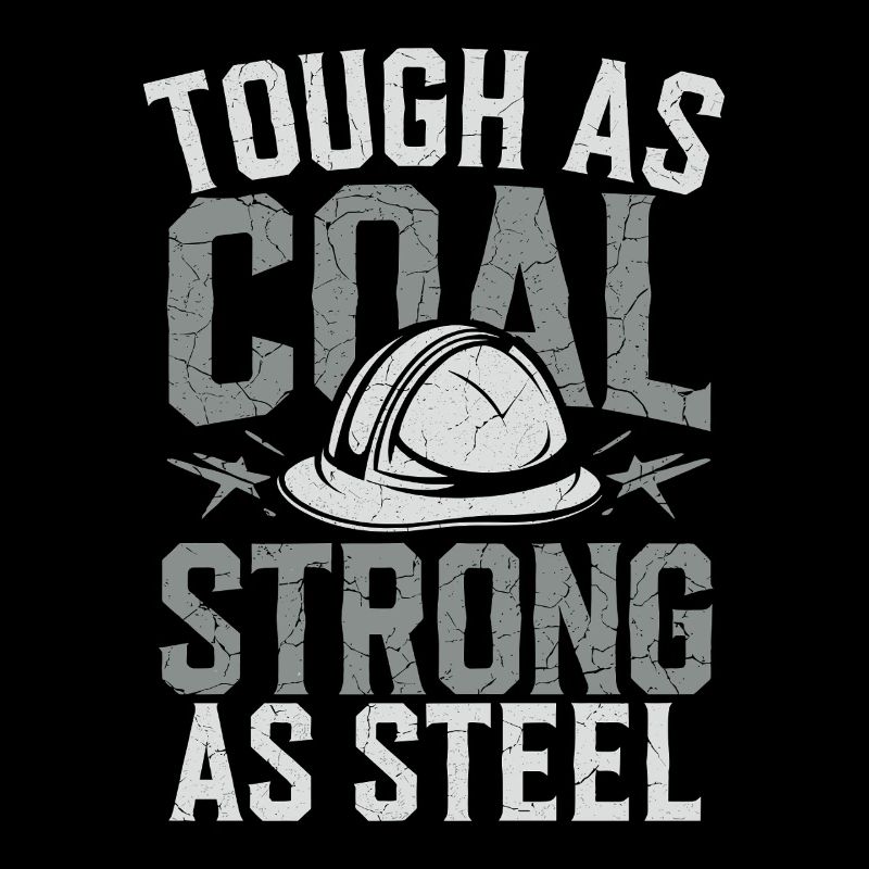 coal miner underground mining hard hat worker