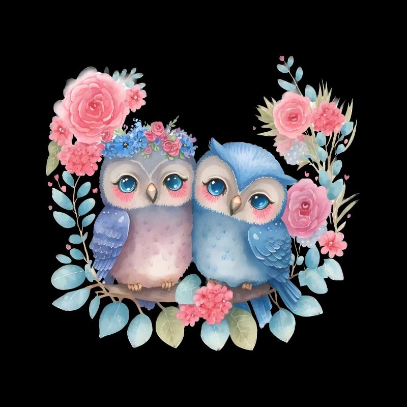 Owl Valentine's Day Heart Love Gift Idea Horror