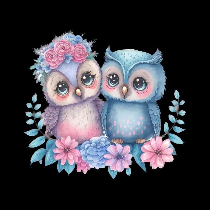 Eule Valentinstag Lustig T-Shirt Geschenkidee