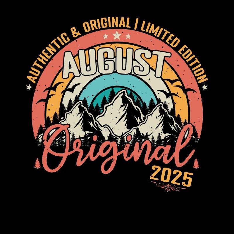 August 2025 August Geburtstag 2025 August